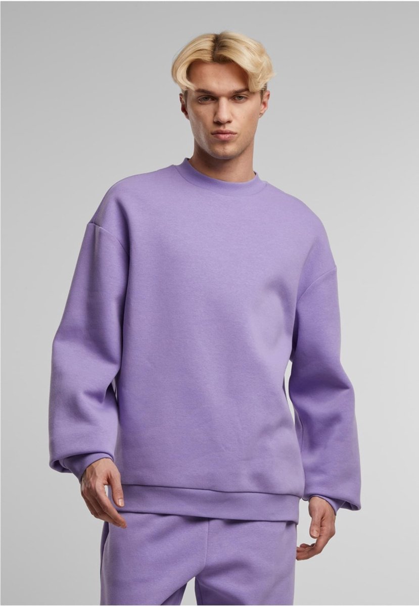 Urban Classics Fluffy Crewneck sweater/trui 5XL Paars