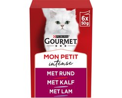 Gourmet Mon Petit - Maaltijdzakje - Tonijn, Zalm en Forel - 12 x 50