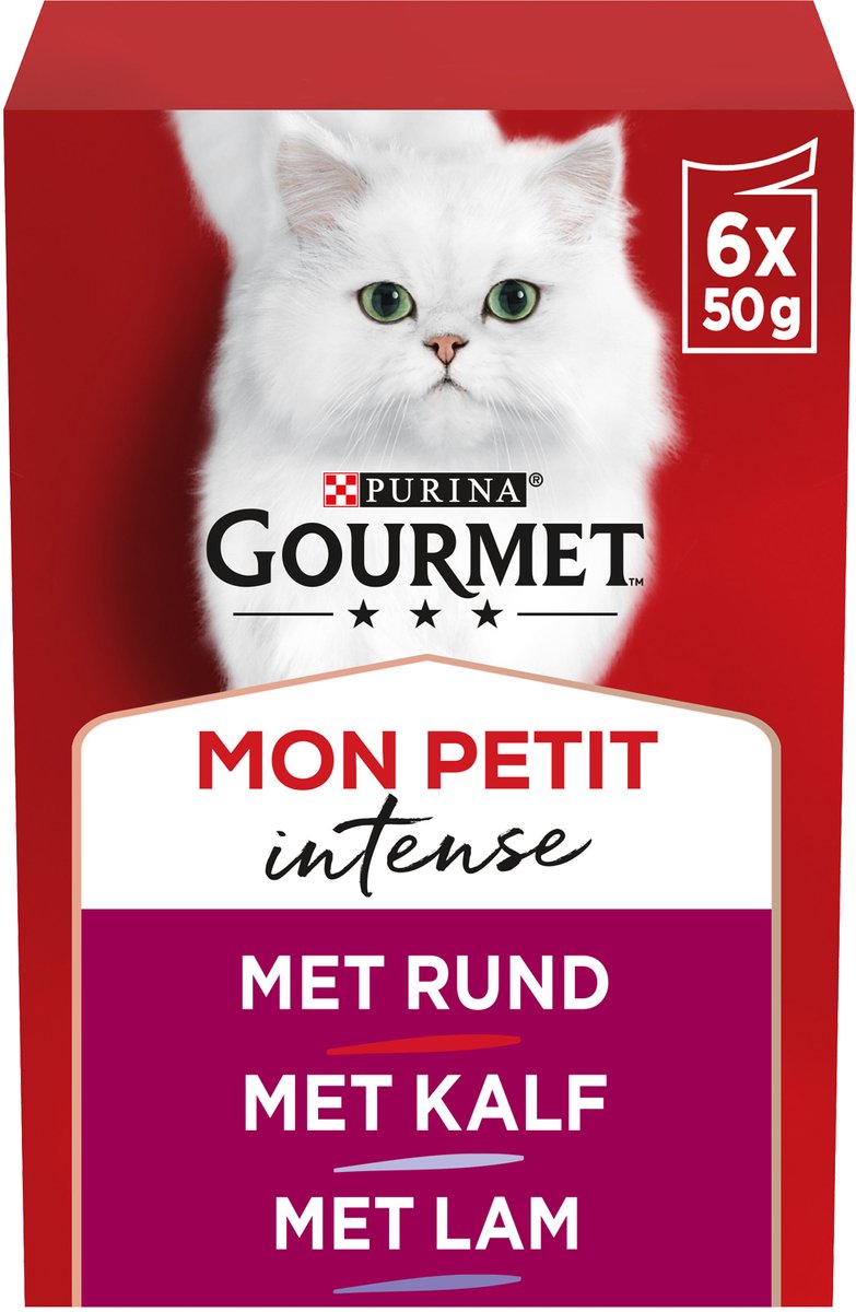 Gourmet Gourmet Mon Petit - Maaltijdzakje - Tonijn, Zalm en Forel - 12 x 50