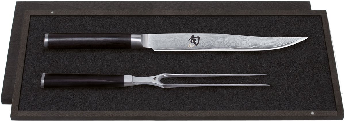 Kai Trancheerset Shun Classic (Vleesmes + Vleesvork) - 2-delig - DMS-200