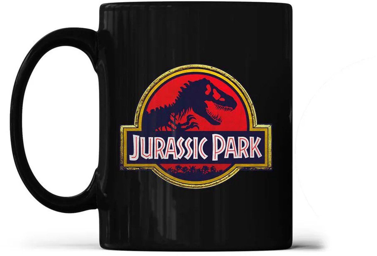 SD Toys Jurassic Park mok: logo ceramic 315 ml, officieel gelicenseerd thumbnail 2