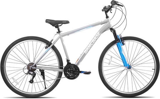 BAMCBASE Mountainbike - 27.5 Inch - 21 Versnellingen - Hardtail MTB voor Heren & Dames - V-Brakes - Grijs - Geschikt voor buitenactiviteiten in de lente van Bamcbase — afbeelding 2