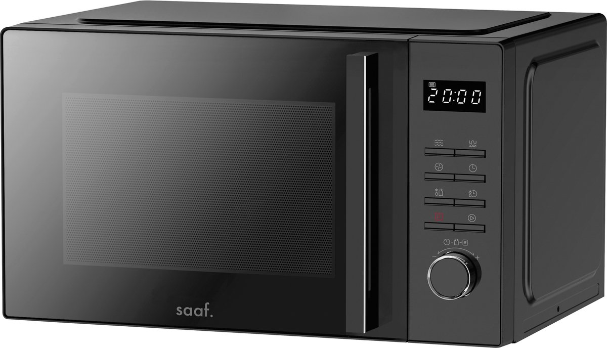 Saaf combimagnetron 25 liter met grill en hetelucht, 900 W en 10 programma's
