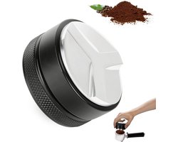 Koffieverdeler - 51mm - Koffie Tamper - Koffie Stamper - Koffie Distributeur - Espresso Verdeler - Espressomachine- Koffie Distributeur - Espresso Tamper - Barista Essentials - Koffie Accessoires - Aluminiumlegering en ABS - Antislip