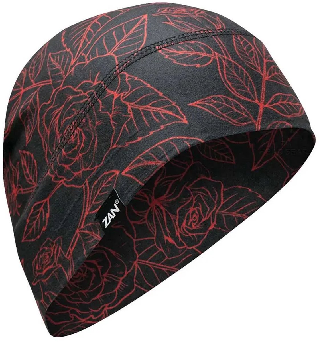 Zan Headgear Sportflex® Roses Muts Zwart Man,Vrouw