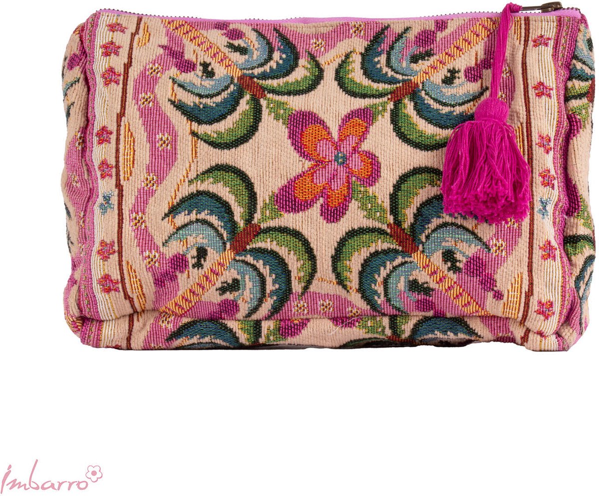 Imbarro - Toilettas - Beautybag - Make-up tas - Vista - 20x30 cm- Katoen/Polyester