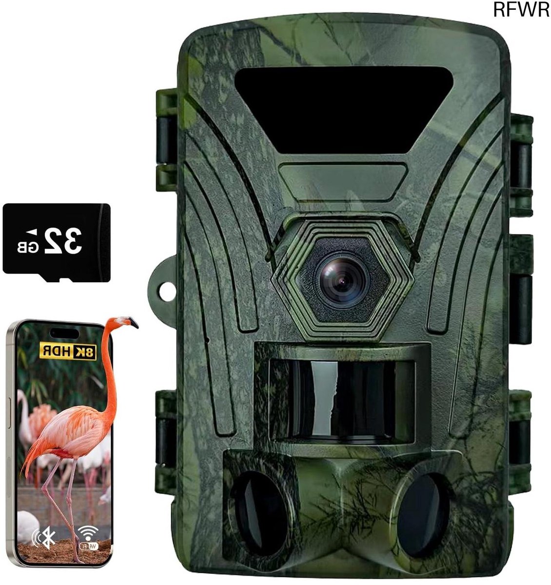 Wildcamera met Nachtzicht - Buitencamera - Waterdicht - Full HD - Beveiliging
