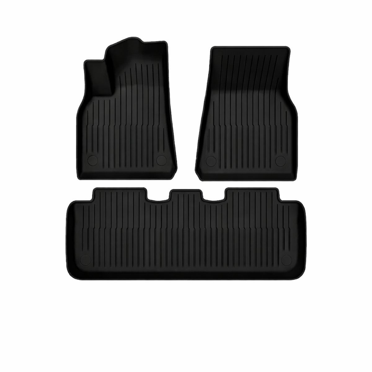 Tesla Model Y Interieurmatten Rubber Ecoline 2021-02.2025 - Interieur Accessoires