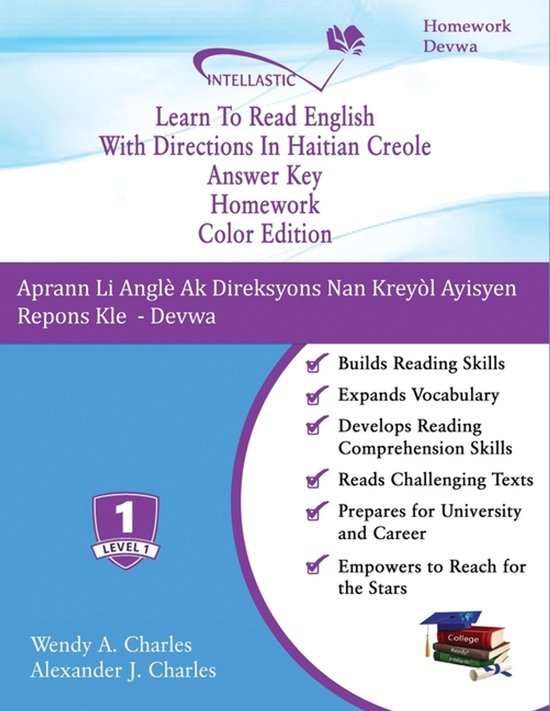 Learn To Read English With Directions In Haitian Creole Answ ... - cover