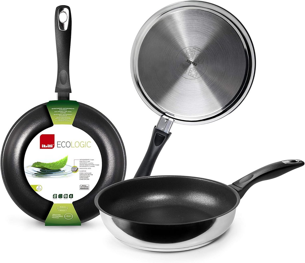 Eco Casserolepan 20 cm - Duurzaam Koken op Inductie en Alle Fornuizen