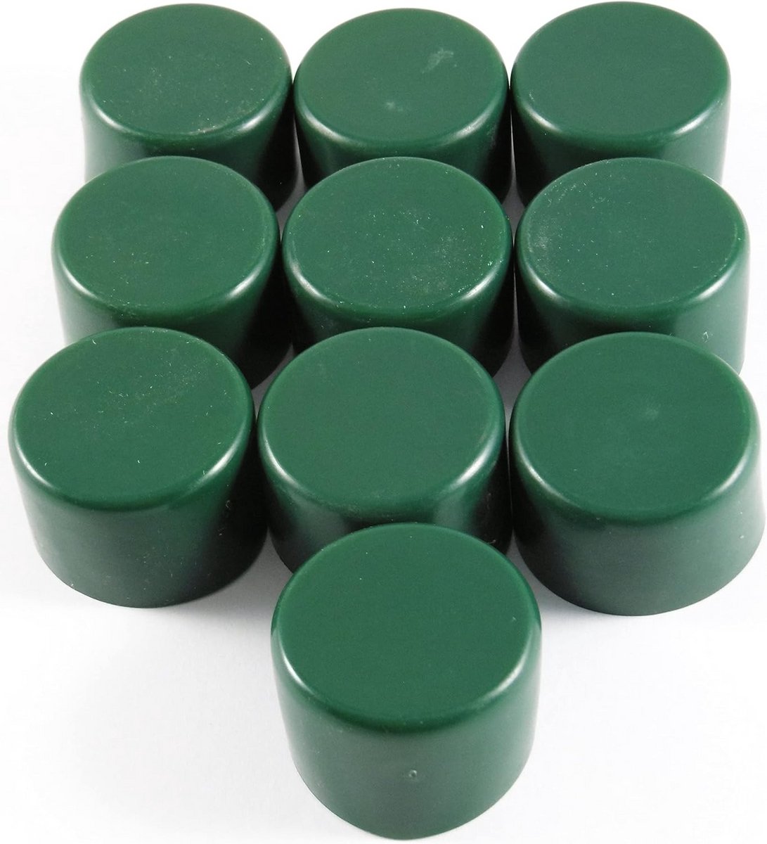 Paalkap PVC 34mm Groen voor Omheining Draad - Buis Afsluitdop