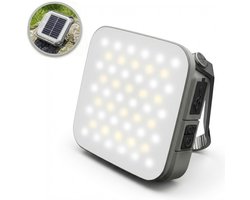 Noodlamp - Kampeerlamp - Solar Oplaadbaar - 5000 Lumen - 6000 mAh - Kampeerlicht - Draagbare Verlichting