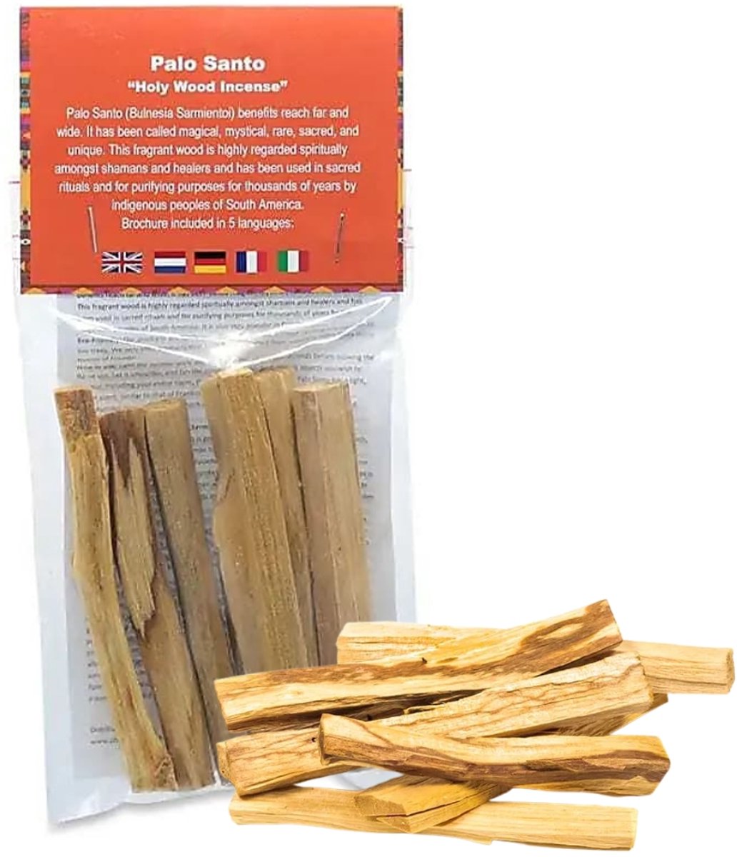 Phoenix Import Mani Bhadra Zentana Palo Santo Sticks - Heilig Hout Stokjes - 40 gram Bruin