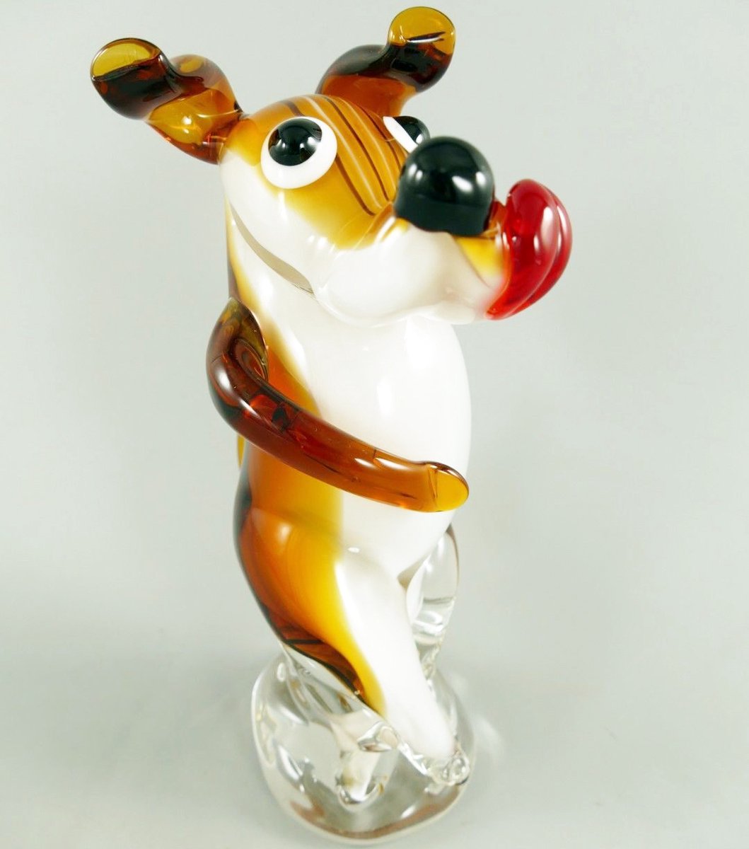 AL - Hond - Glaswerk - 27 x 15 cm