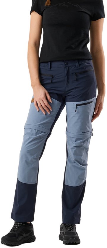 Swedemount Lofoten Pantalon stretch – pantalon zippé pour femme – Taille 36