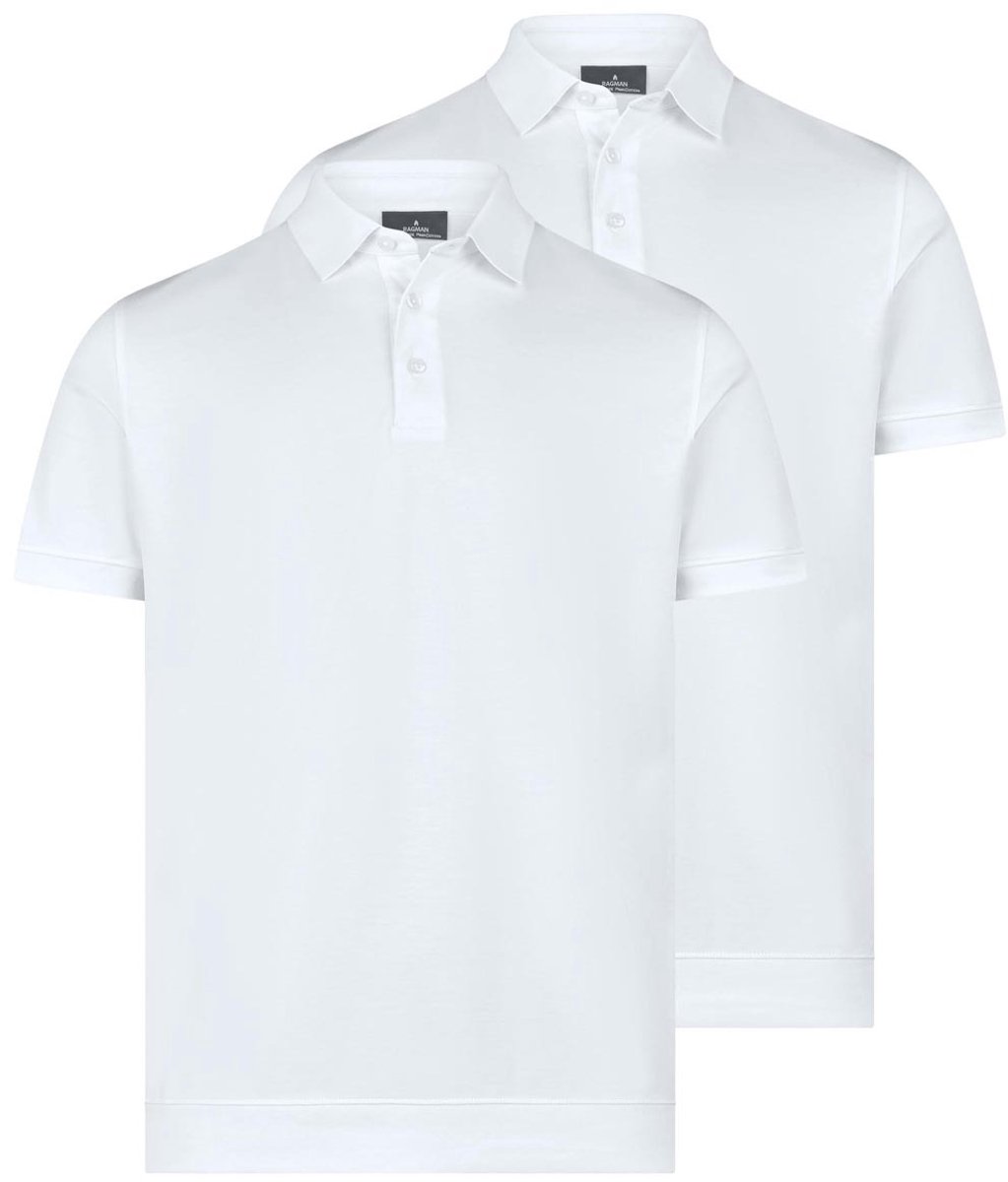 RAGMAN Heren poloshirt 2 pack Basic