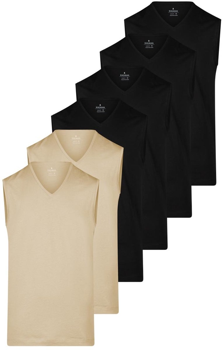 RAGMAN Heren onderhemd 6 pack Basic