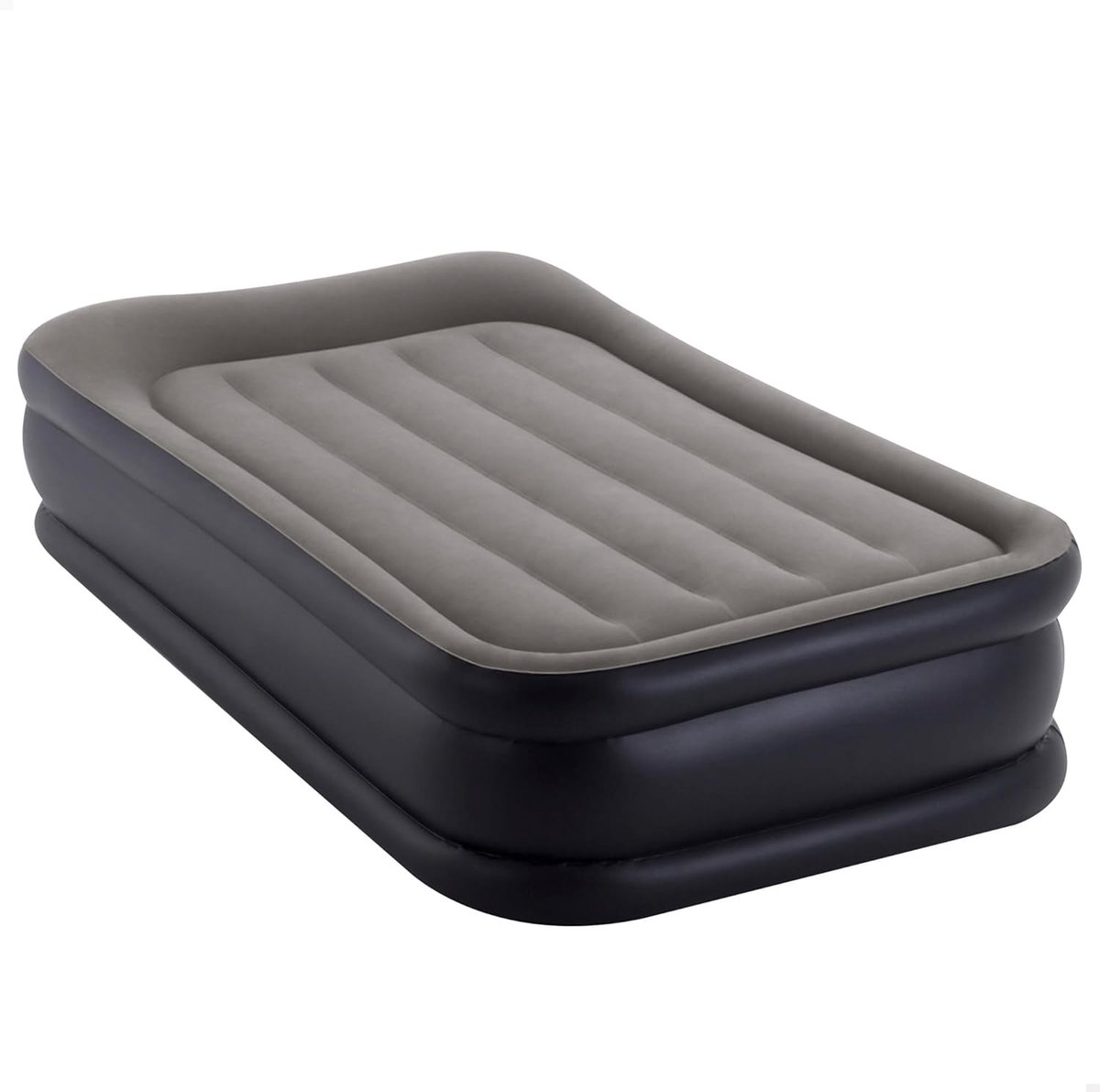 Luchtbed - Luchtmatras - Opblaasbed - Zelfopblazend Hoog Luchtmatras - Logeerbed - Zwart en Grijs - 99 x 191 x 42 cm - van Imperatoris