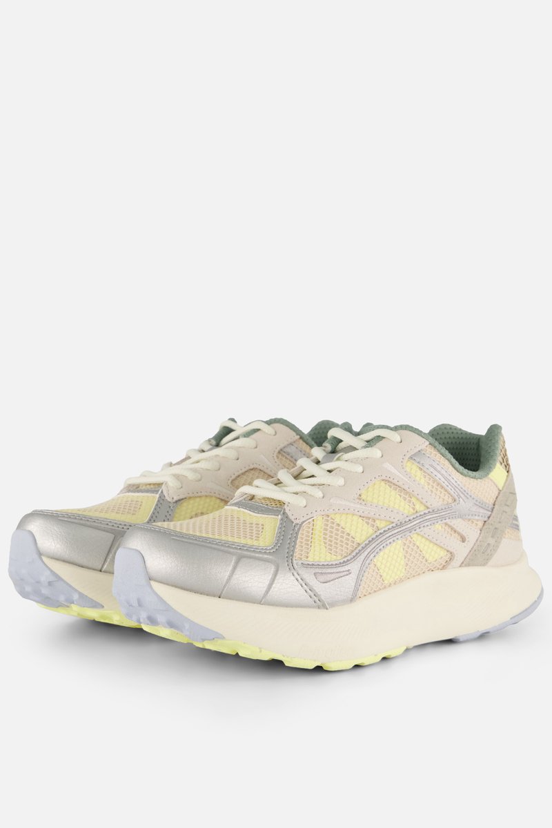 Woden Ronja Sneakers geel Mesh/ Leer - Maat 37