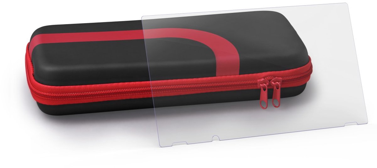 Set 8in1 (tas, beschermglas, control-opzetstukken) voor N. Switch,zwart/roo