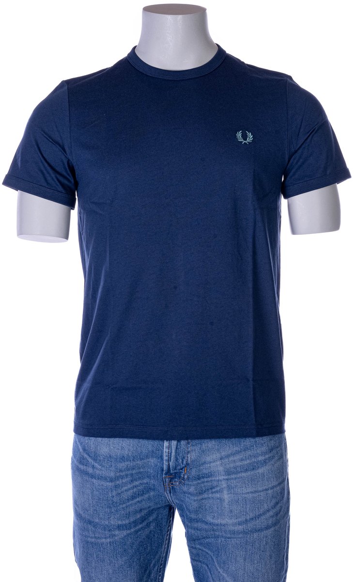 Fred Perry Ringer t-shirt tennis Blauw
