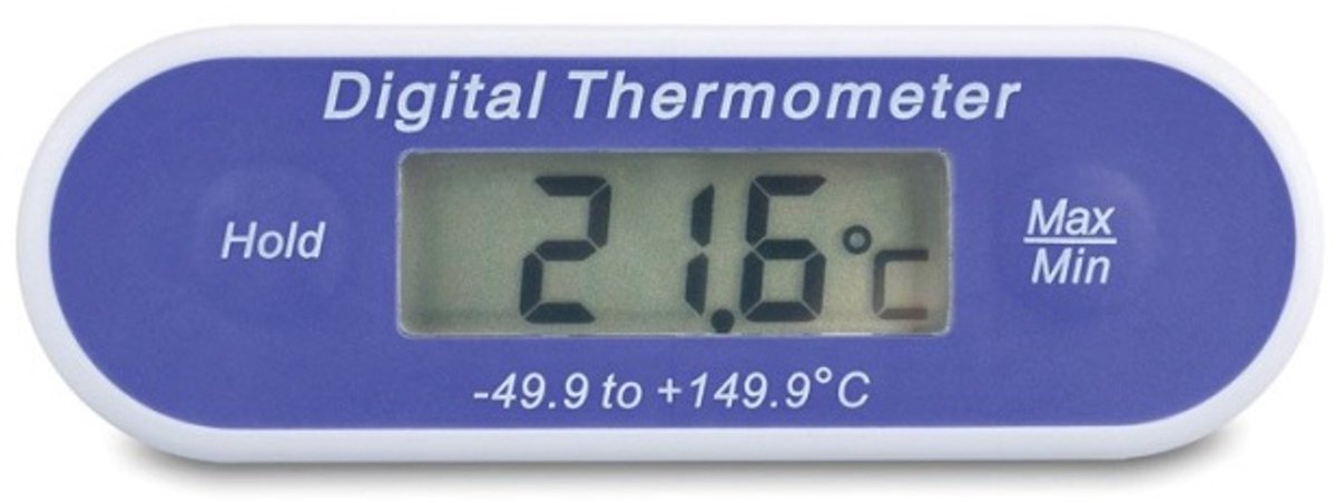 ETI – Robuuste Pocketthermometer - T-greep - Nauwkeurig - 125 mm lang