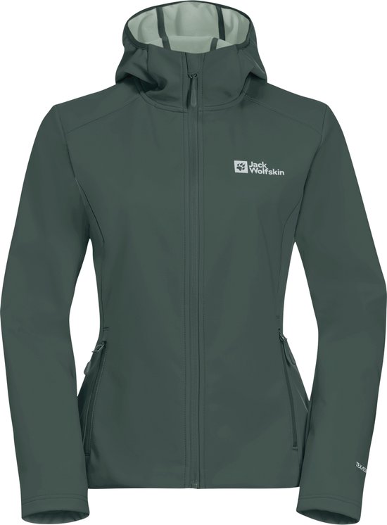 Jack Wolfskin BORNBERG HOODY W Dames Outdoorjas-sago palm