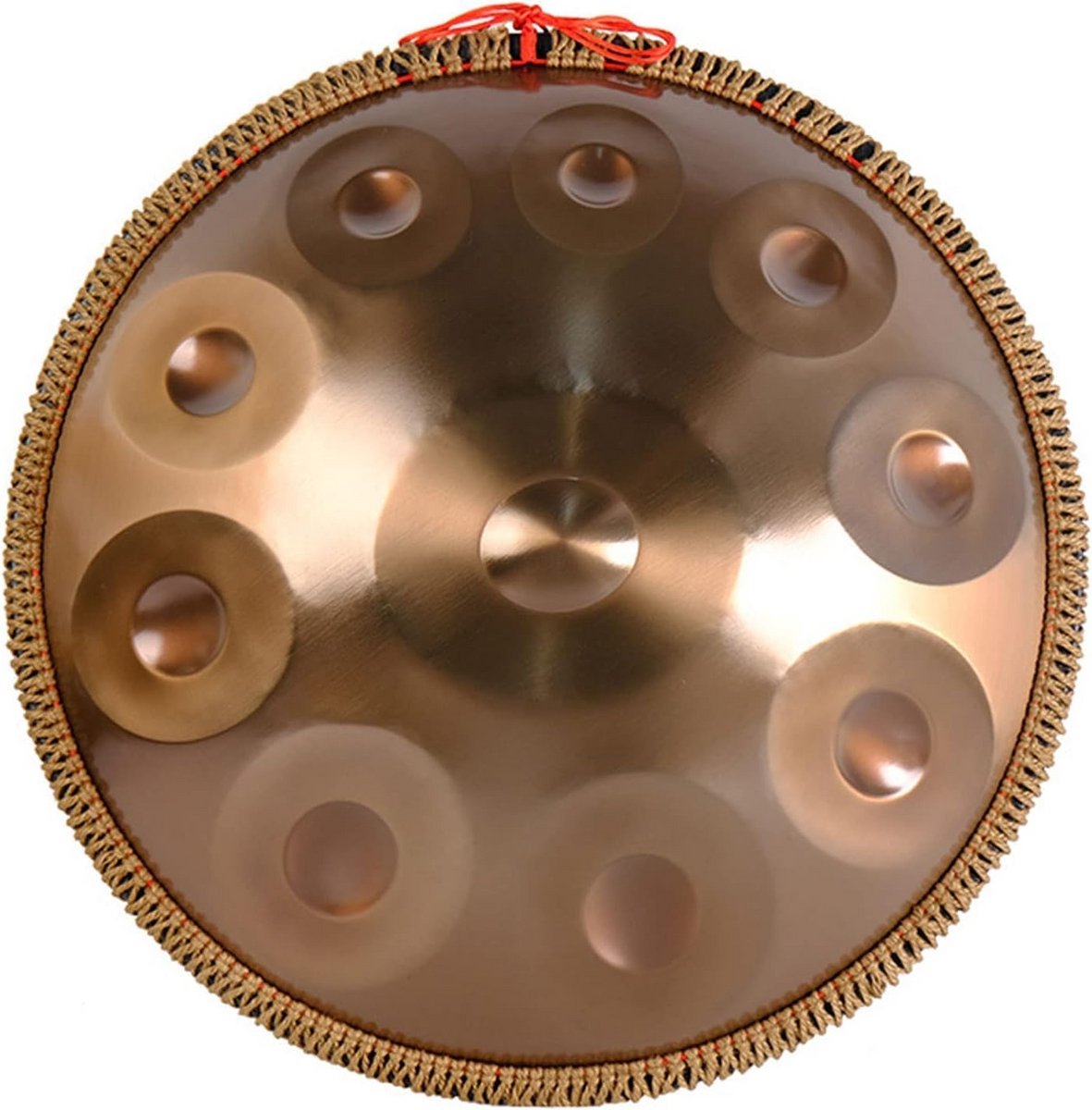 Handpan Trommel 22 inch Percussie-Instrument van Staal inclusief Mallets en Standaard
