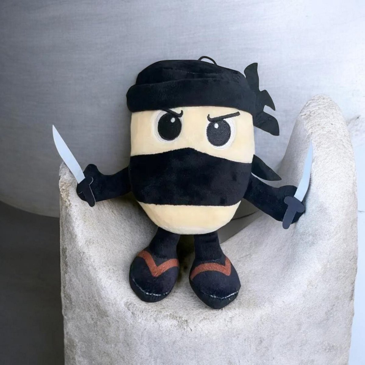 Ninja Cappuccino Knuffel Brainrot 24cm