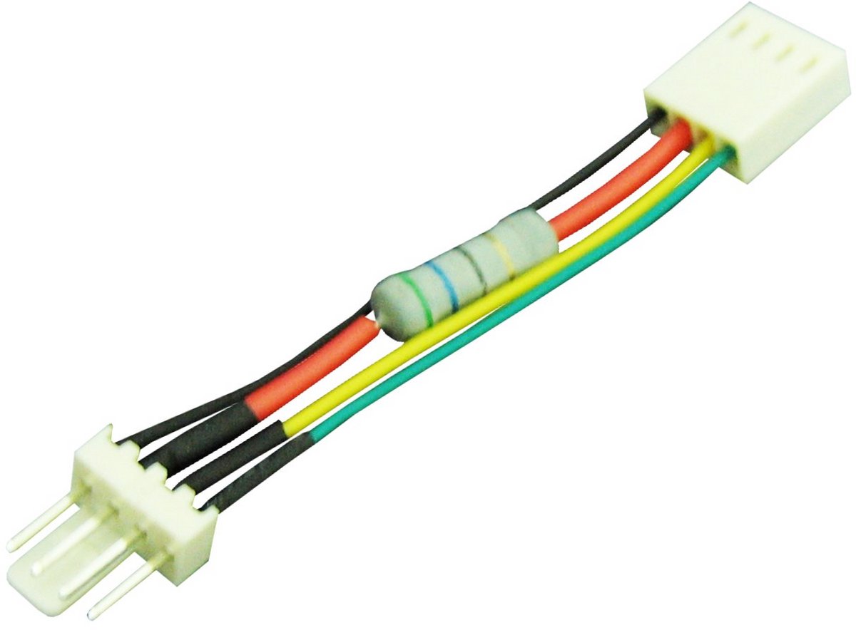 Ventilator Spanningsregelaar 4-Pin PWM Kabel om 12V naar 9V te verlagen