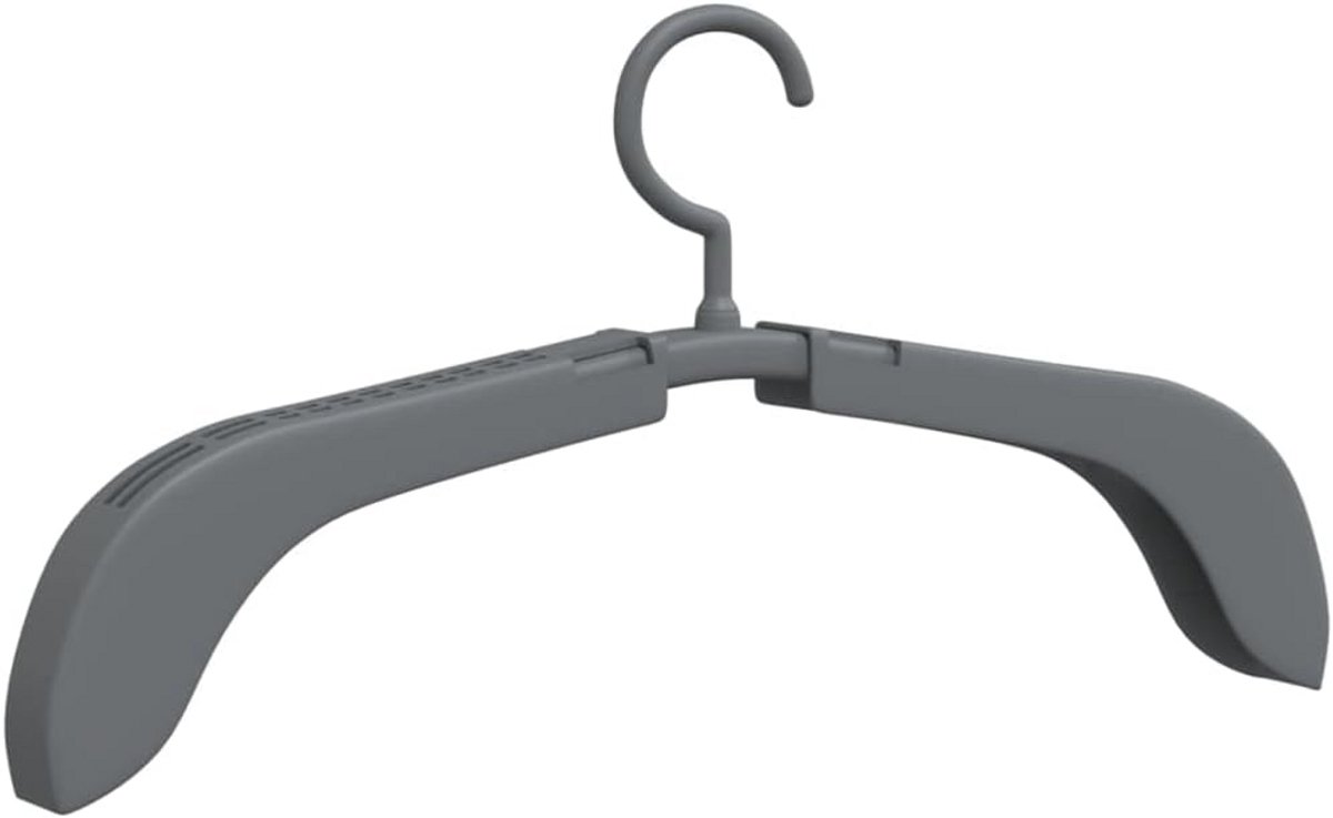 Uittrekbare Kledinghangers Set (10 stuks) Grijs