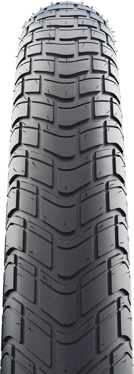 Buitenband Schwalbe Motion Big Apple RaceGuard - 20 x 2.00" / 50-406 - zwart met reflecterende strepen — afbeelding 3