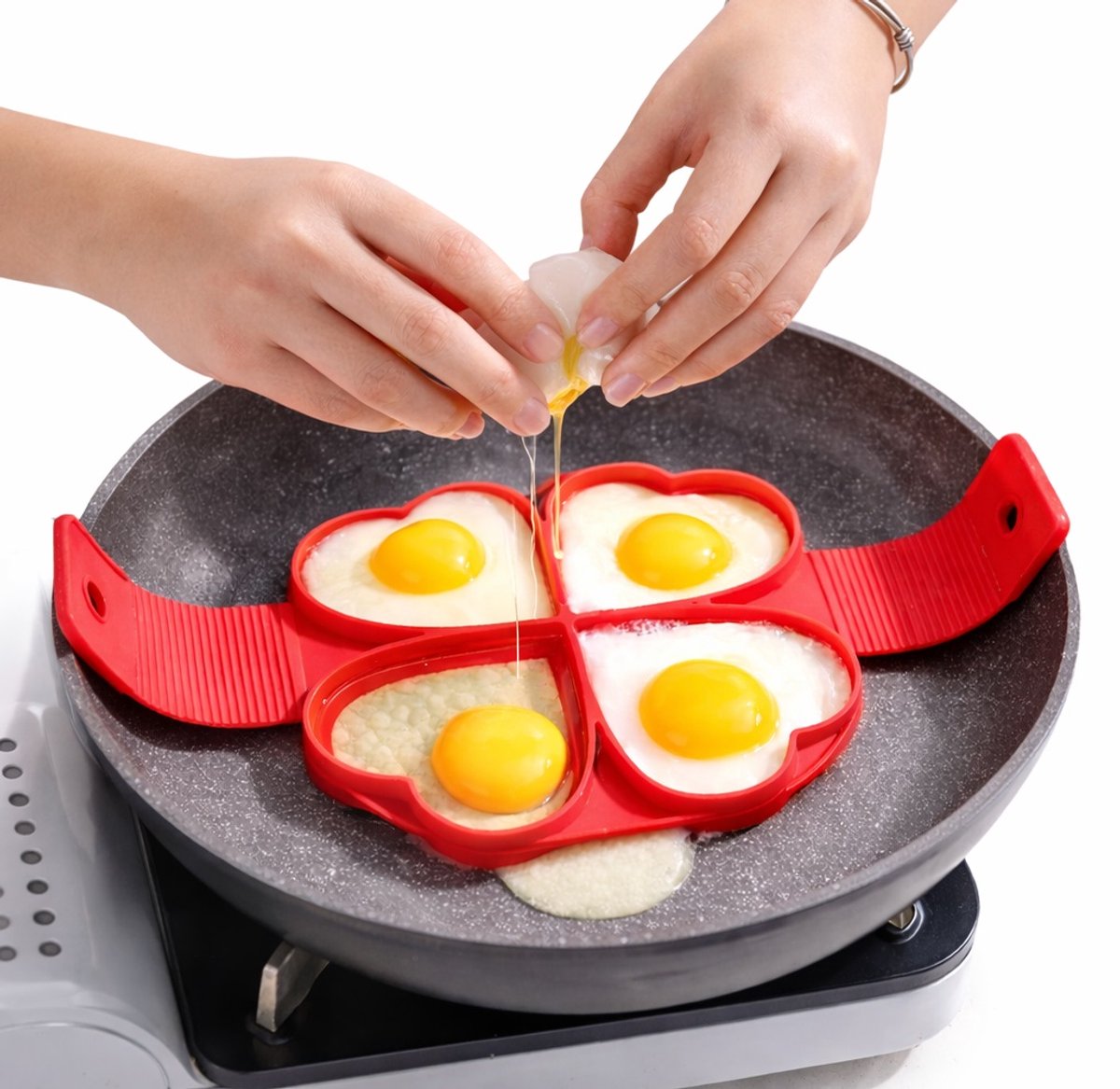 Pannenkoeken Maker I Siliconen Hart Bakvorm I Bakvorm Flipper