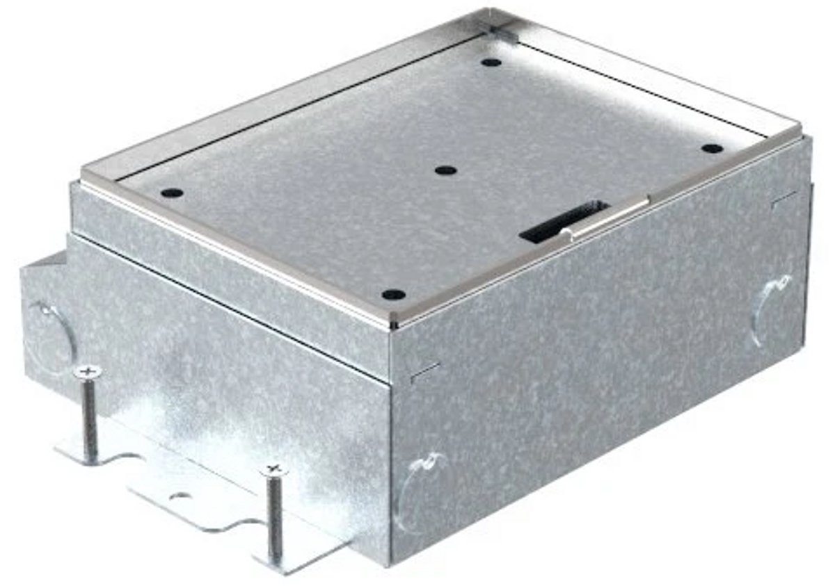 HPL instortvloerdoos 65mm 2x WCD - deksel inleg 7mm (583.0022)