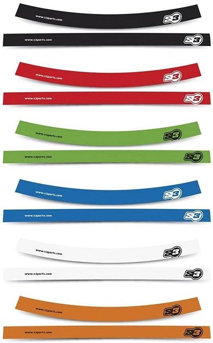 Velgensticker Set voor Trial en Enduro Motorfietsen - Blauw