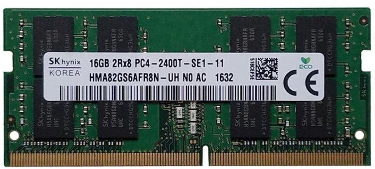 16GB DDR4 SODIMM Laptop Geheugenmodule PC4-2400T