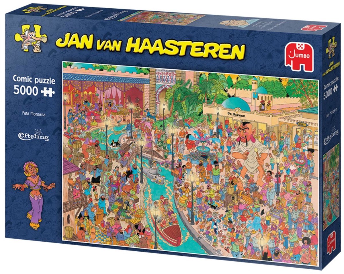Jan van Haasteren - Efteling Fata Morgana - 5000 stukjes puzzel - Legpuzzel — afbeelding 4