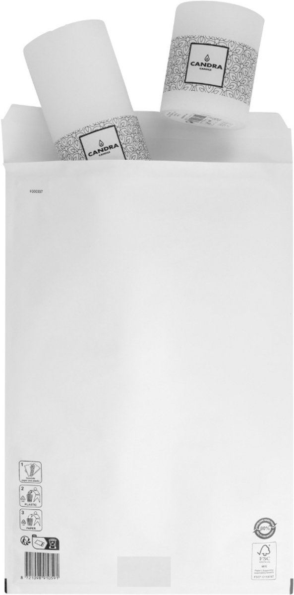 F16 Luchtkussen Enveloppen – 220 x 340 mm – 100 Stuks – Bubbel Enveloppen