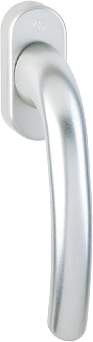 Aluminium Draai-Kiepraamgreep 38mm Spil Universeel - F1 Geanodiseerd Zilver