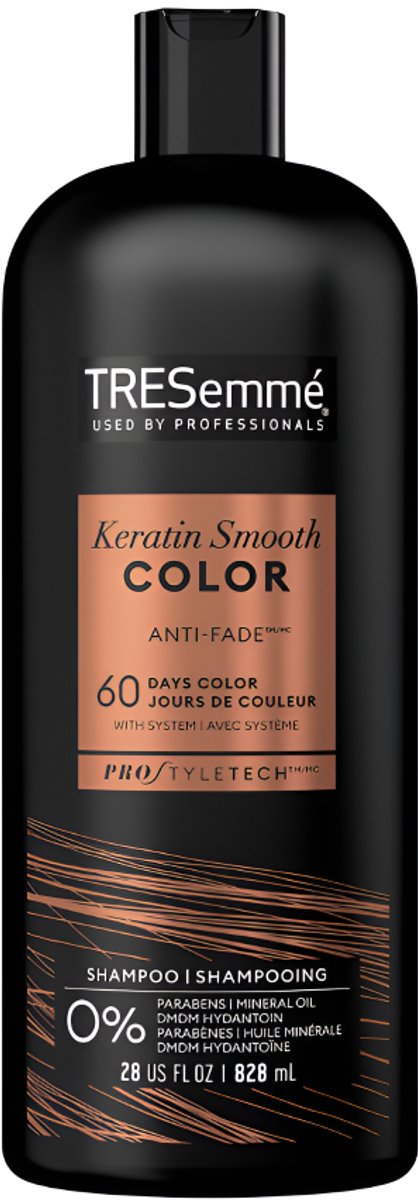 TRESemmé Anti-Fade Keratin Smooth - Haarshampoo - 828 ml, voor gekleurd haar