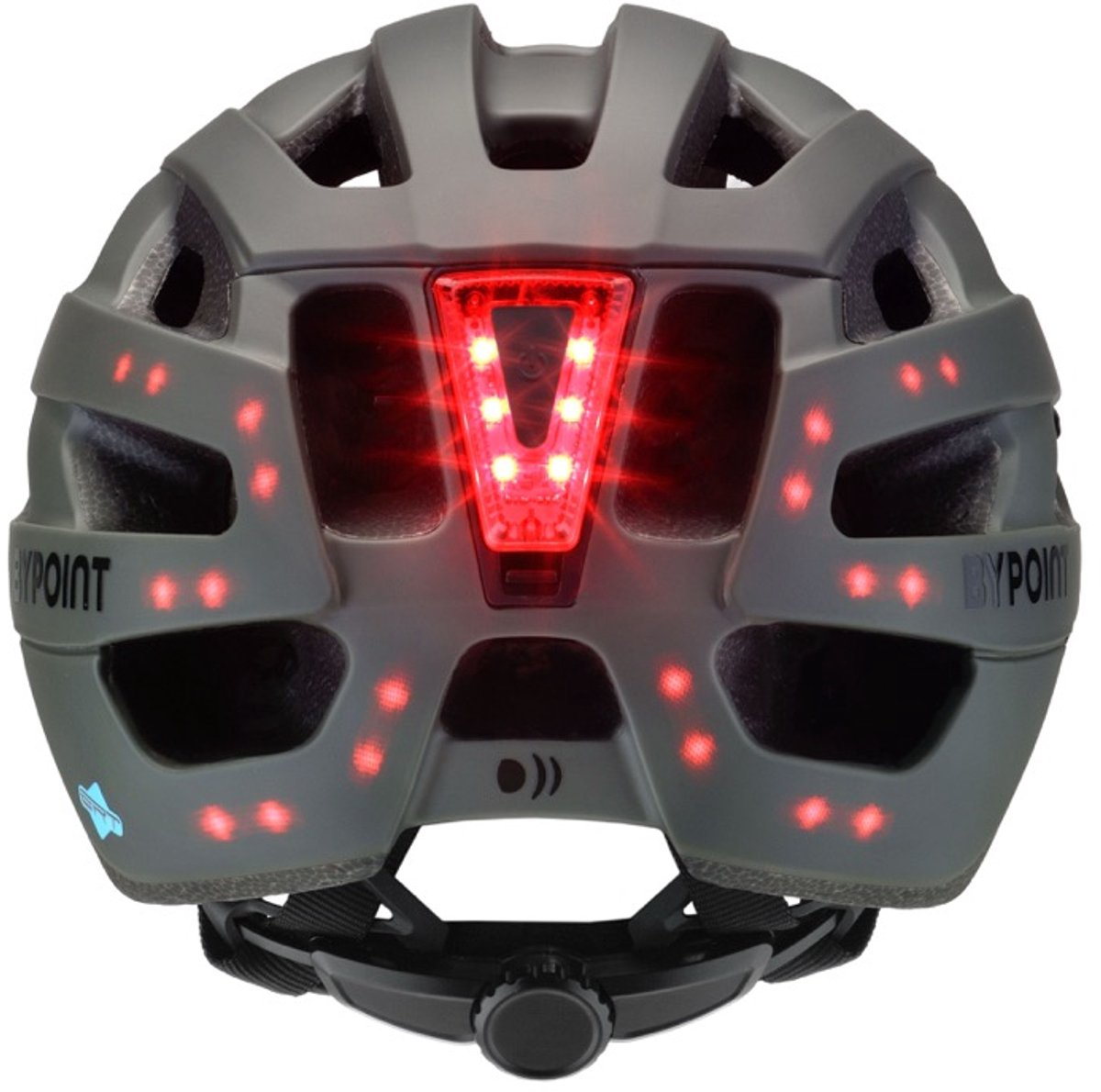 Bypoint 360° LED Fietshelm (S-ERT) - Met Geïntegreerde Verlichting - Fidlock Magneetsluiting - Mat Zwart - Large (58-62 cm)