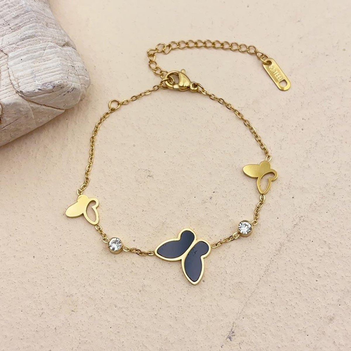 Armband Si Amor Sieraden BW1021-G2 Roestvrij Staal Kleur Goud