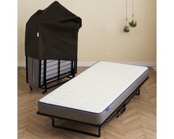 Best Life Vouwbed 90x200 - Logeerbed met Matras - Plooibed - Opklapbed 1 Persoons
