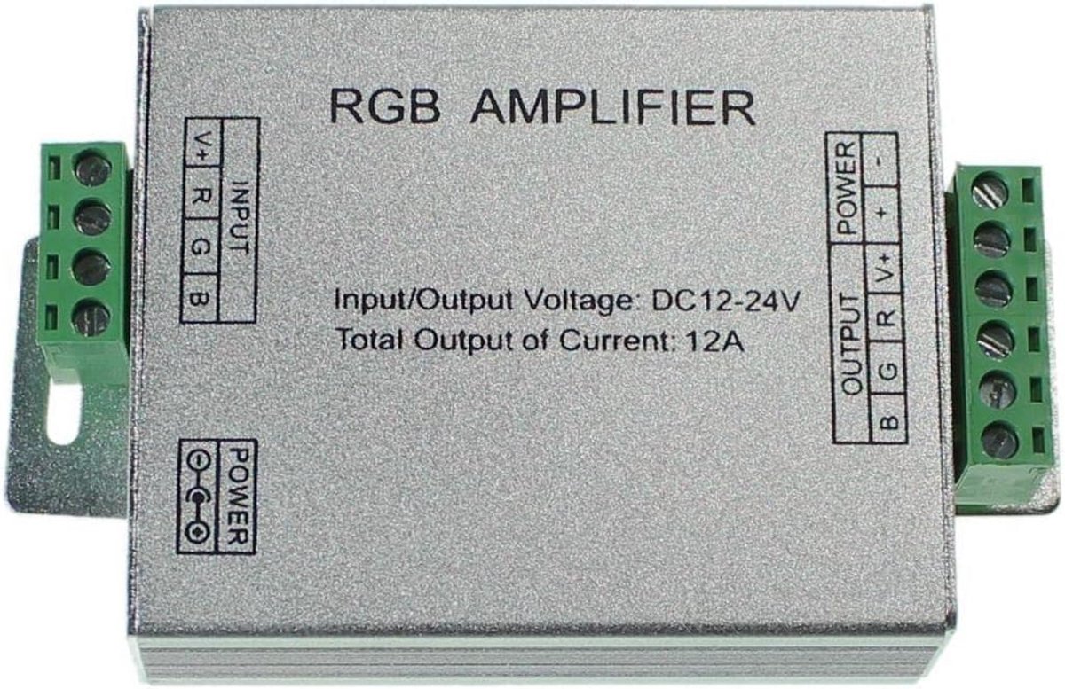 RGB Signaalversterker voor LED Strips 12-24V 144W