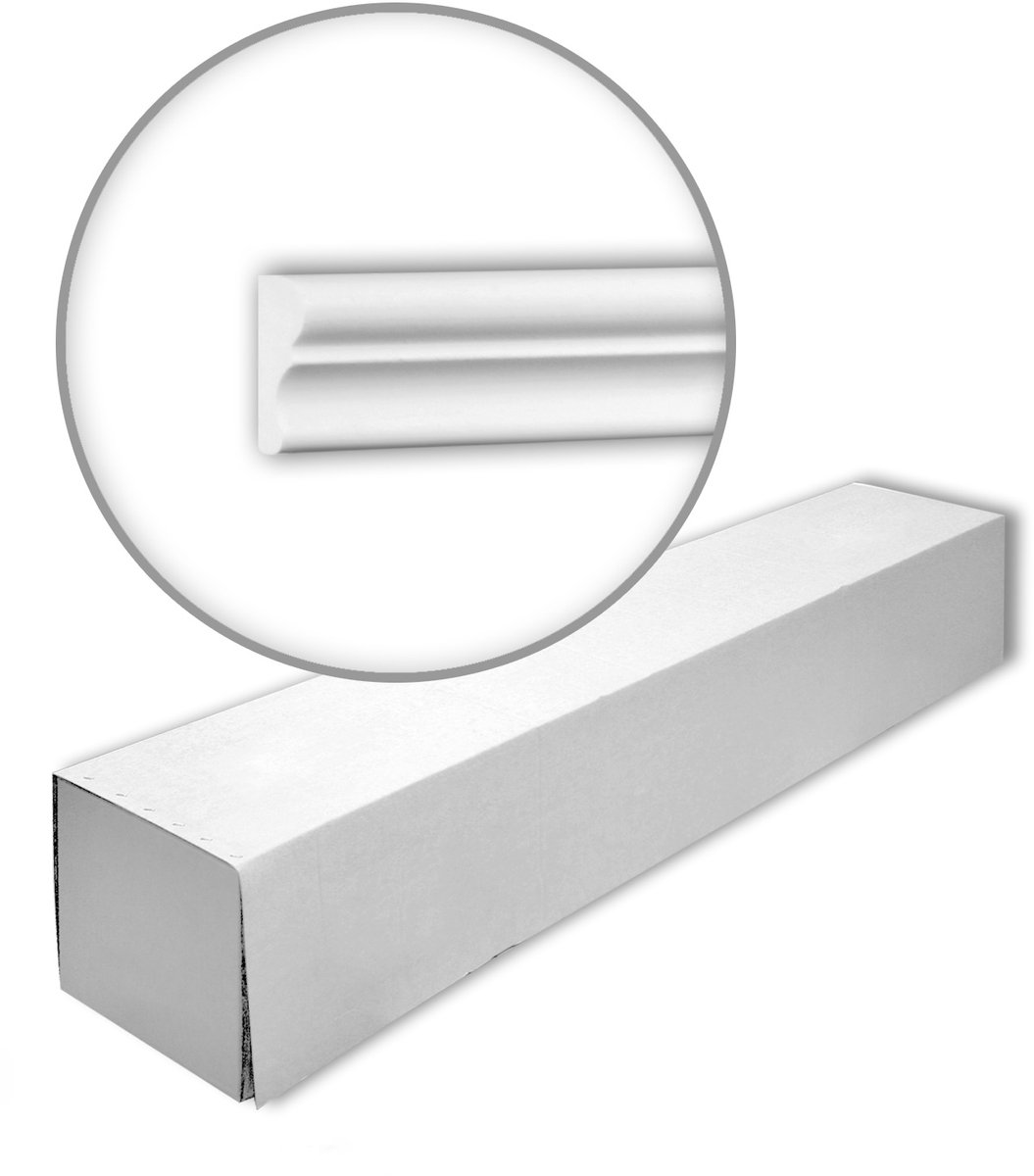 Profhome 151321 1 doos 48 stukken Wandlijst 96 m