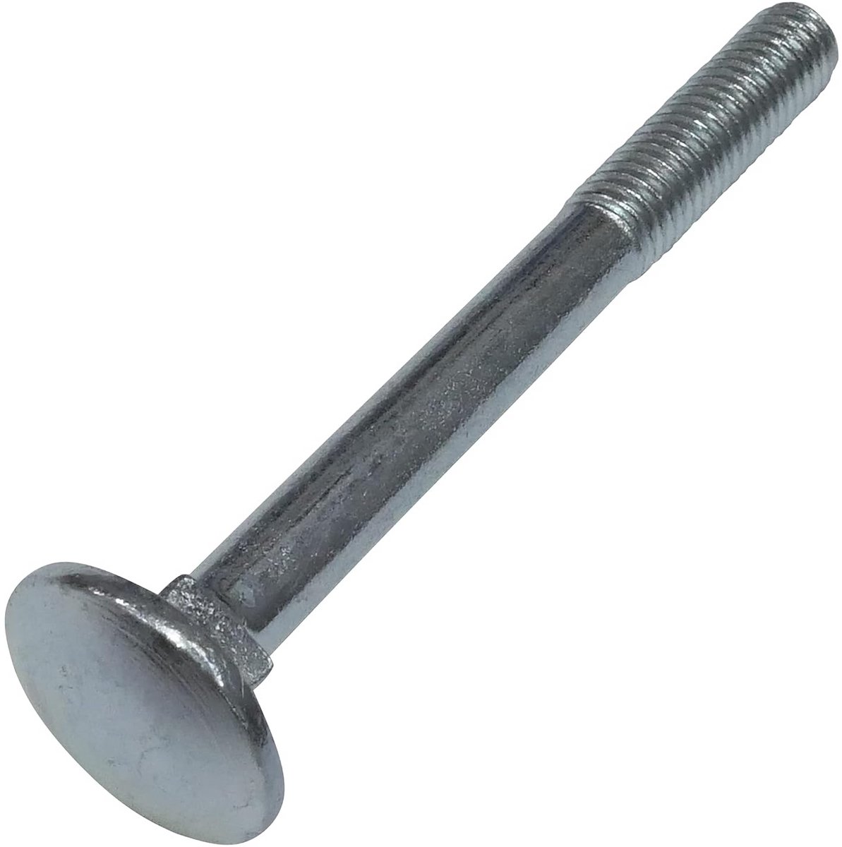 100 stuks Carrosserie- en Koetsschroeven met Vierkante Hals M6x60mm Verzinkt Staal