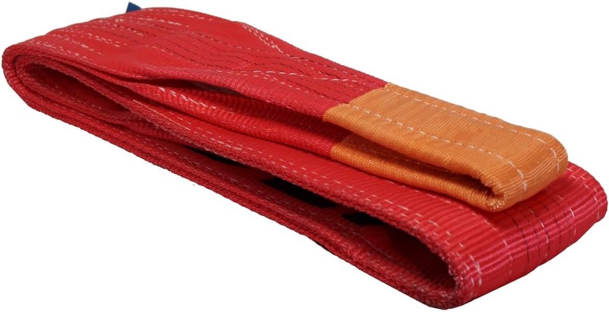 Sterke 2-laags Hefband 5000 kg - 4 Meter Lang voor Veilig Hijsen