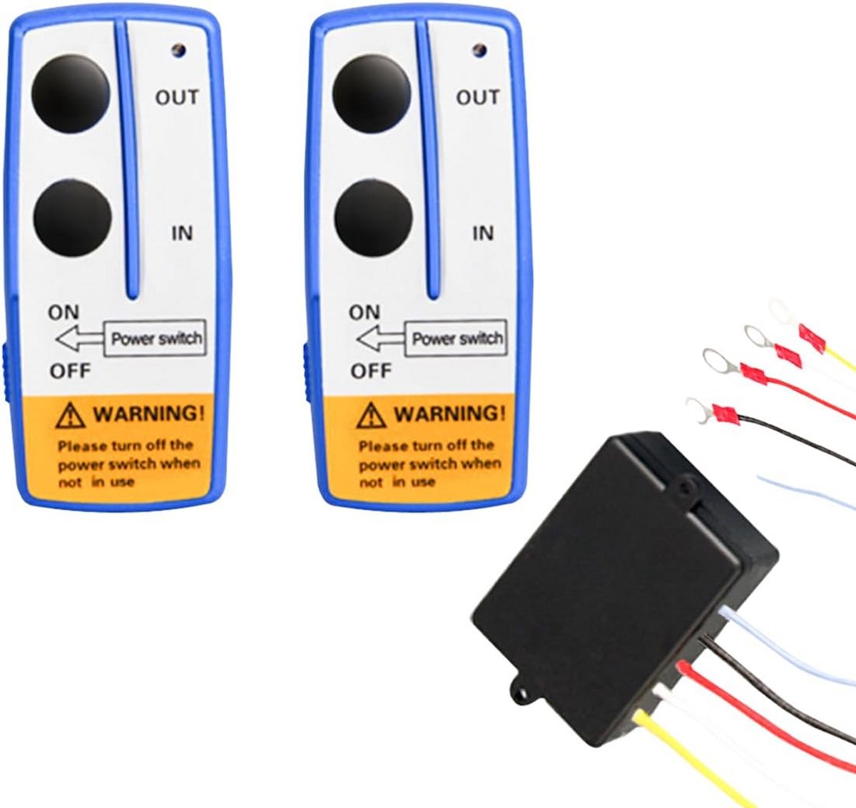 Draadloze Afstandsbediening Set voor 12V Lier Auto en Truck