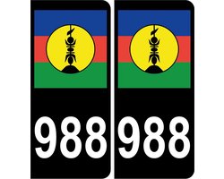 Zelfklevende Nummerplaat Stickers met Regionaal Logo en Nummer