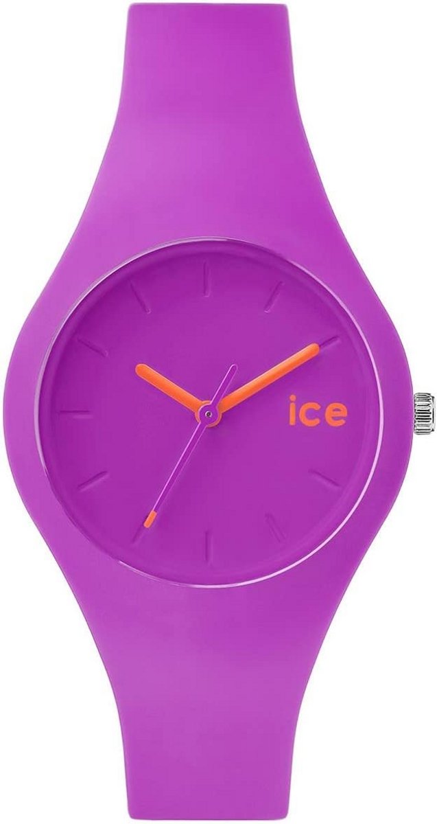 Paars Dameshorloge met Siliconen Band - Stijlvol en Comfortabel